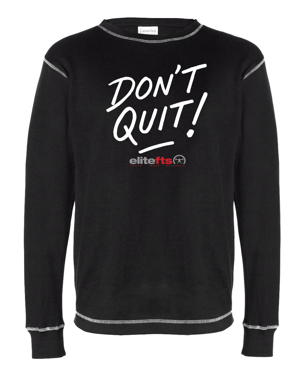 elitefts DQ Thermal Long Sleeve Shirt black