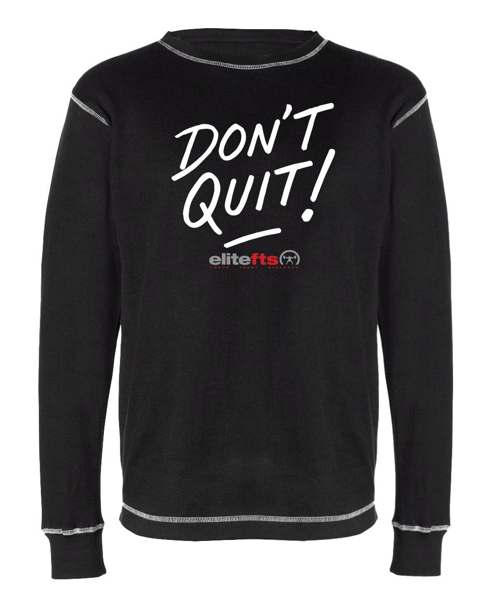 elitefts DQ Thermal Long Sleeve Shirt black
