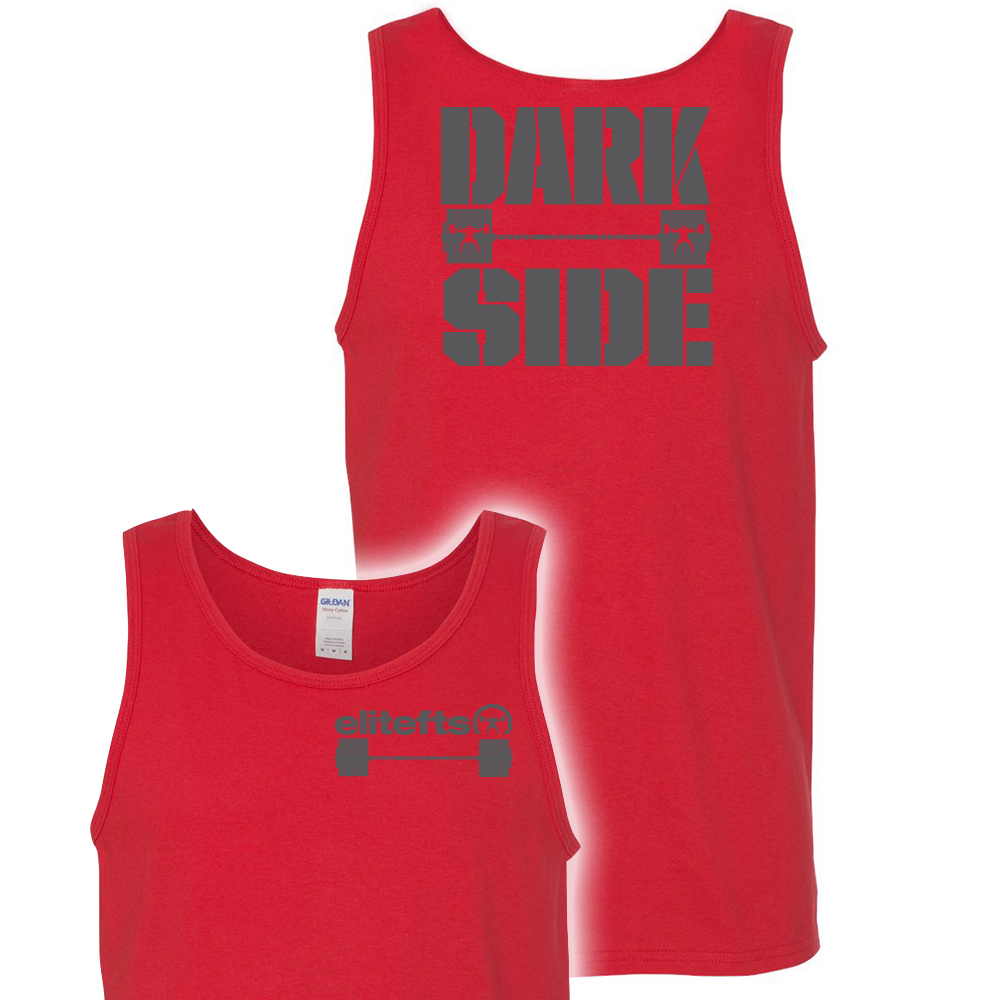 elitefts Darkside Barbell Tank Top red