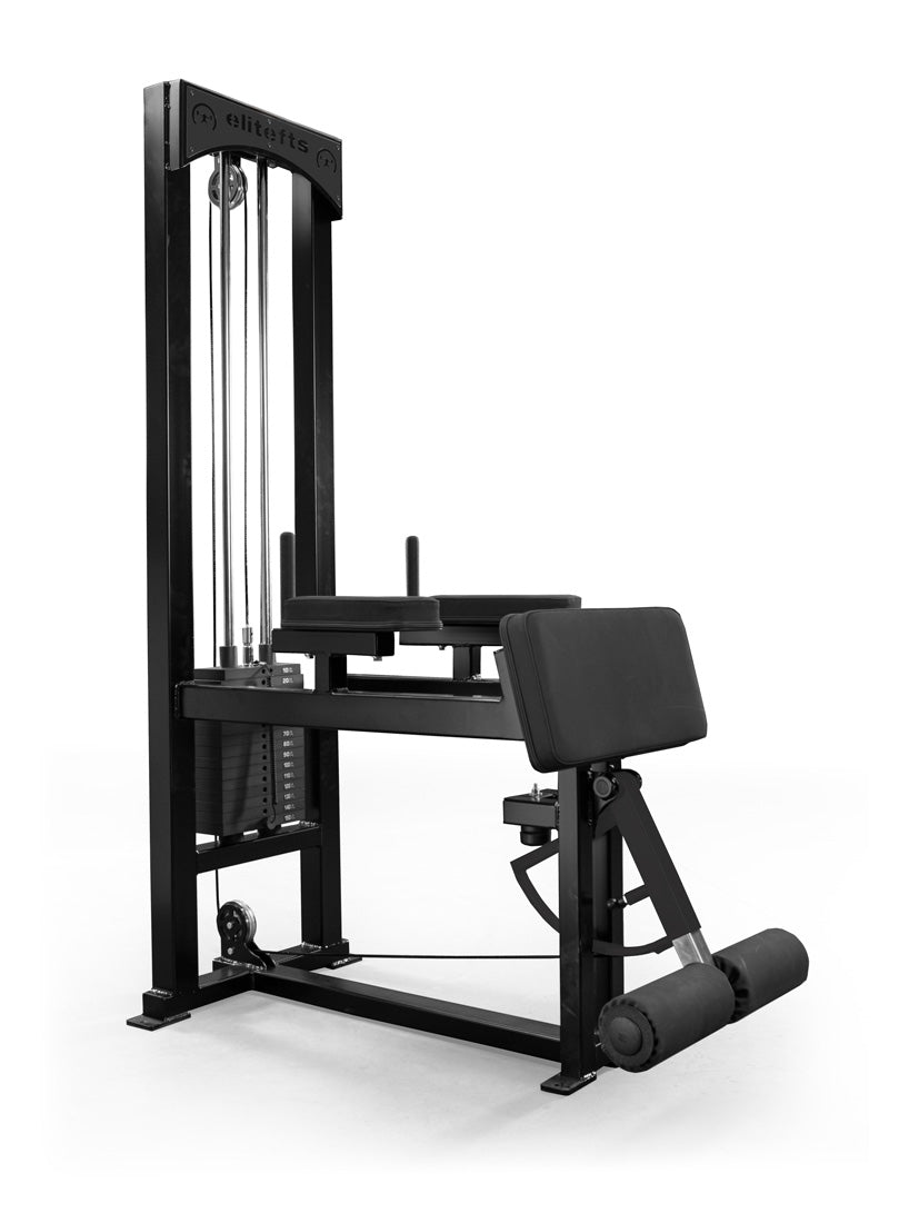 elitefts Signature Standing Leg Curl Selectorized with 150lb Weight Stack