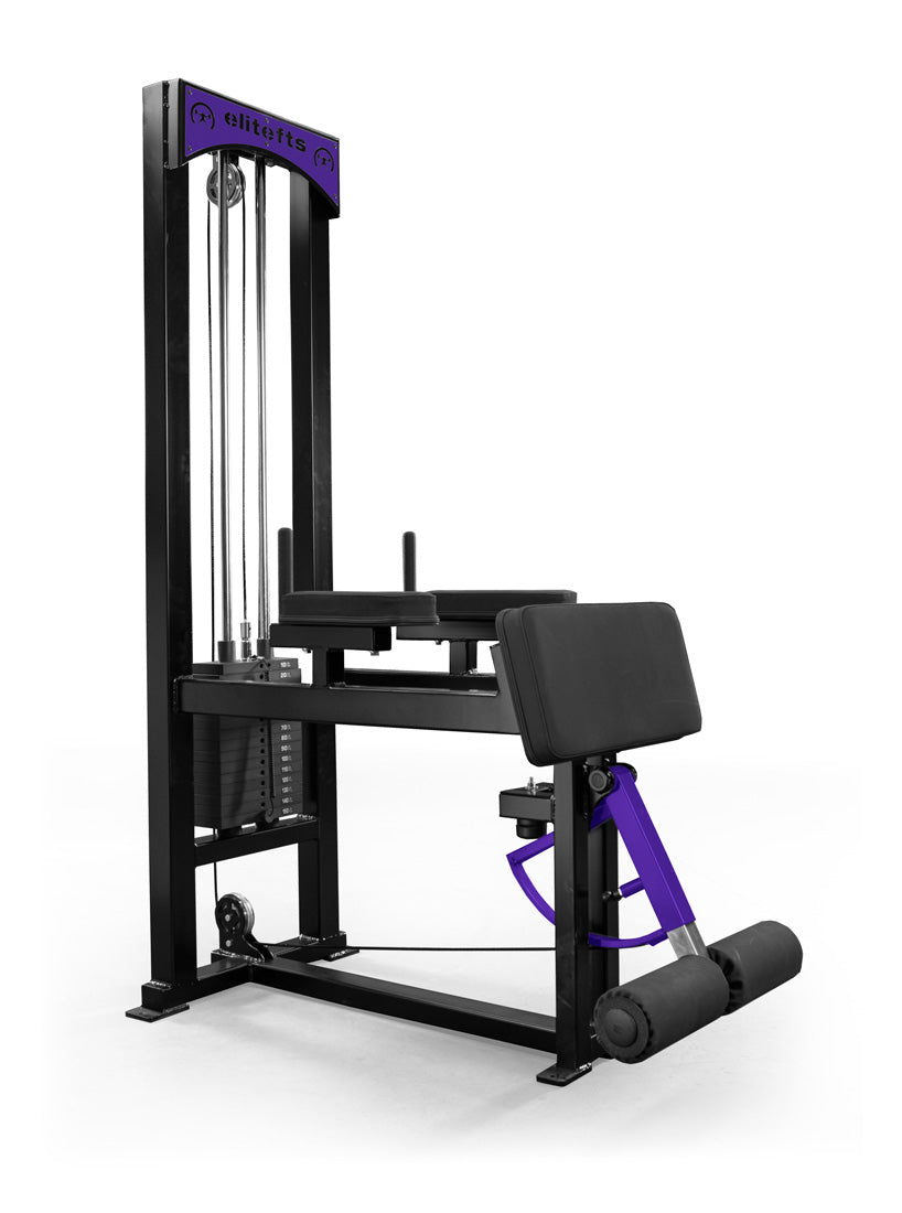 elitefts Signature Standing Leg Curl Selectorized with 150lb Weight Stack