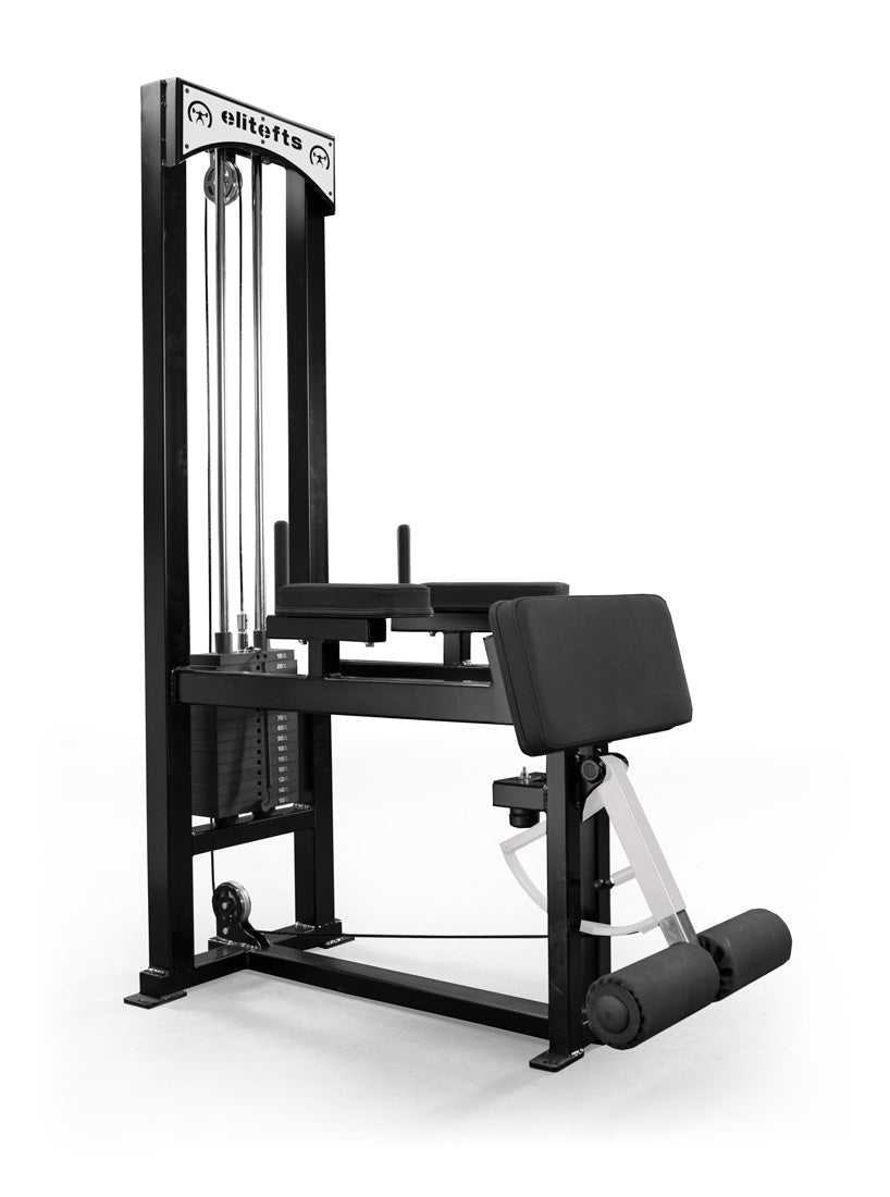 elitefts Signature Standing Leg Curl Selectorized with 150lb Weight Stack