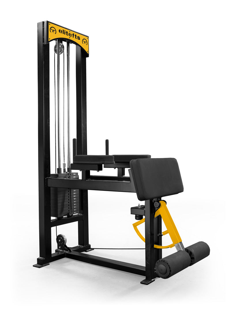 elitefts Signature Standing Leg Curl Selectorized with 150lb Weight Stack