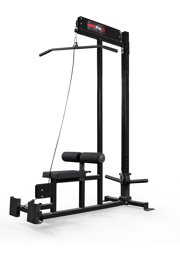 elitefts Quick Ship Lat Pull Down with Low Row Foot Plate