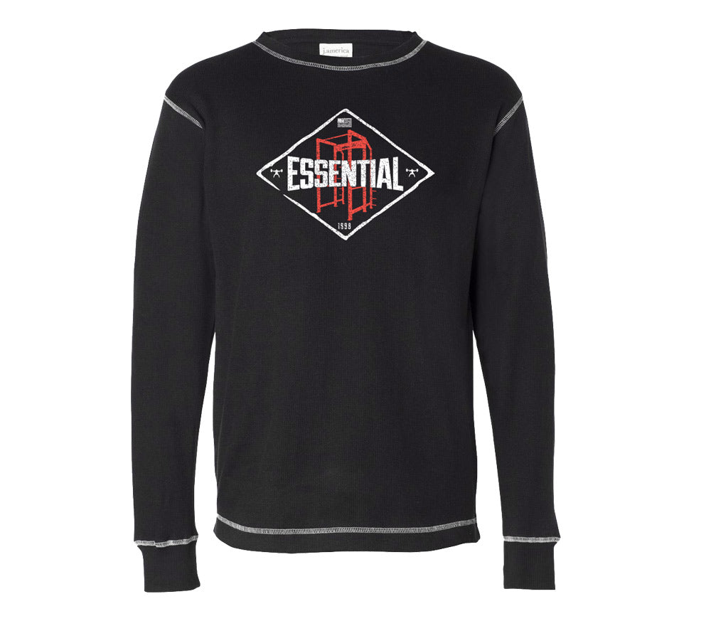 elitefts Essential Rack Thermal Long Sleeve Shirt black