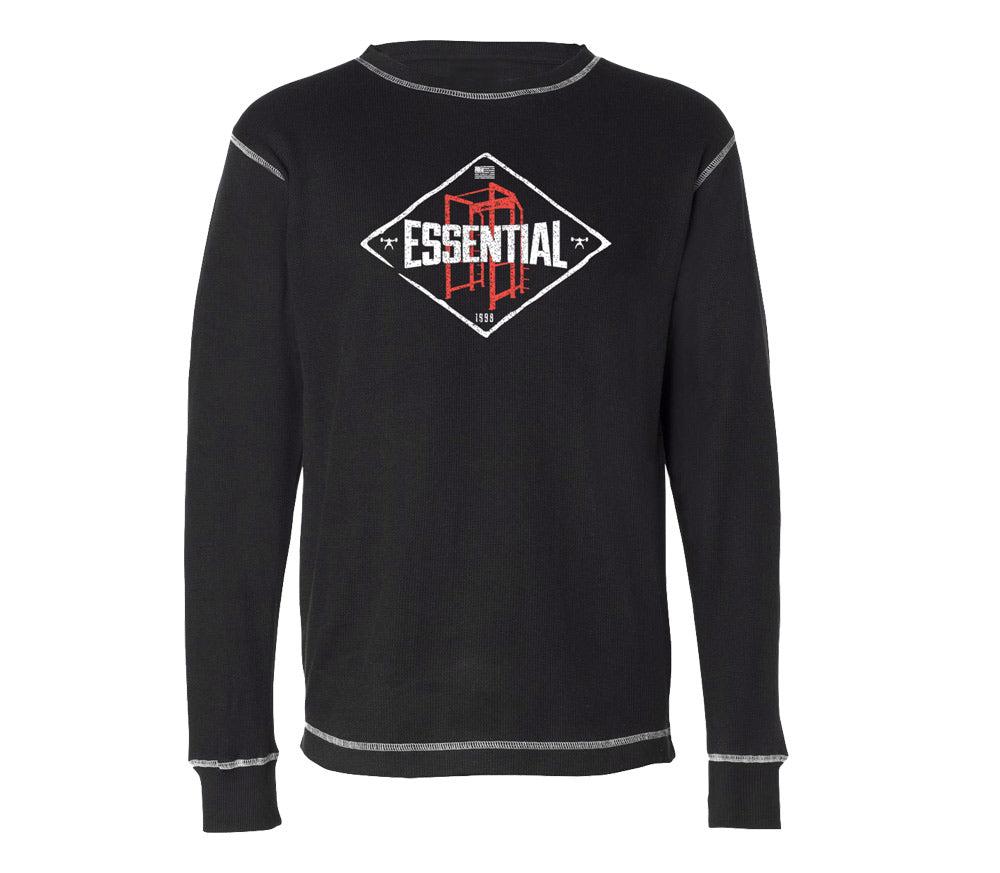 elitefts Essential Rack Thermal Long Sleeve Shirt black