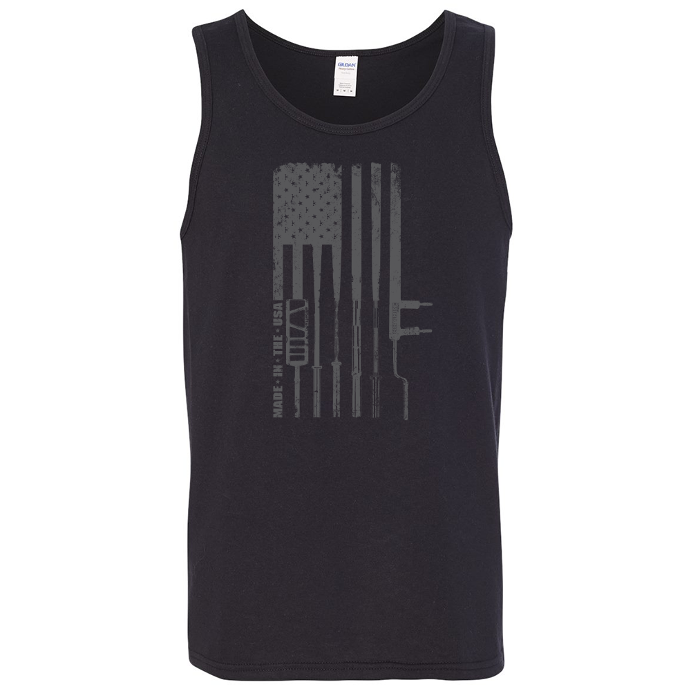 EliteFTS Flag Barbell Tank Top black