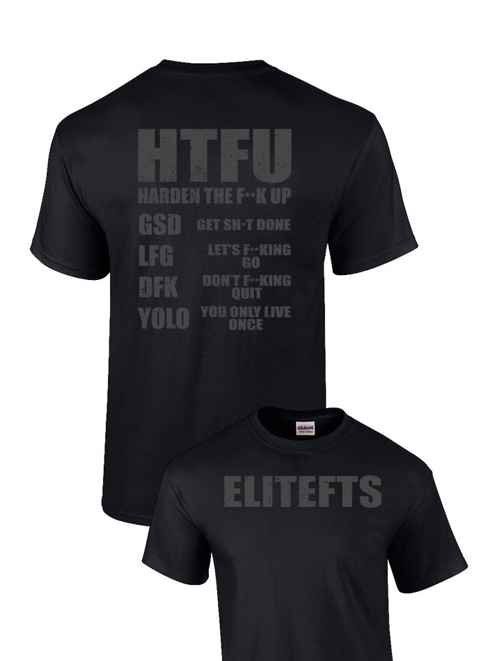elite HTFU T-Shirt black