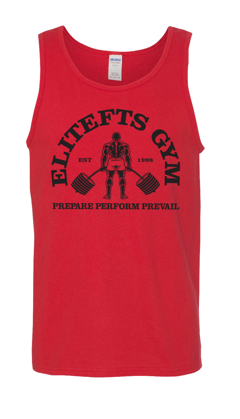 picture of elitefts Gym Shirt Tank Top red