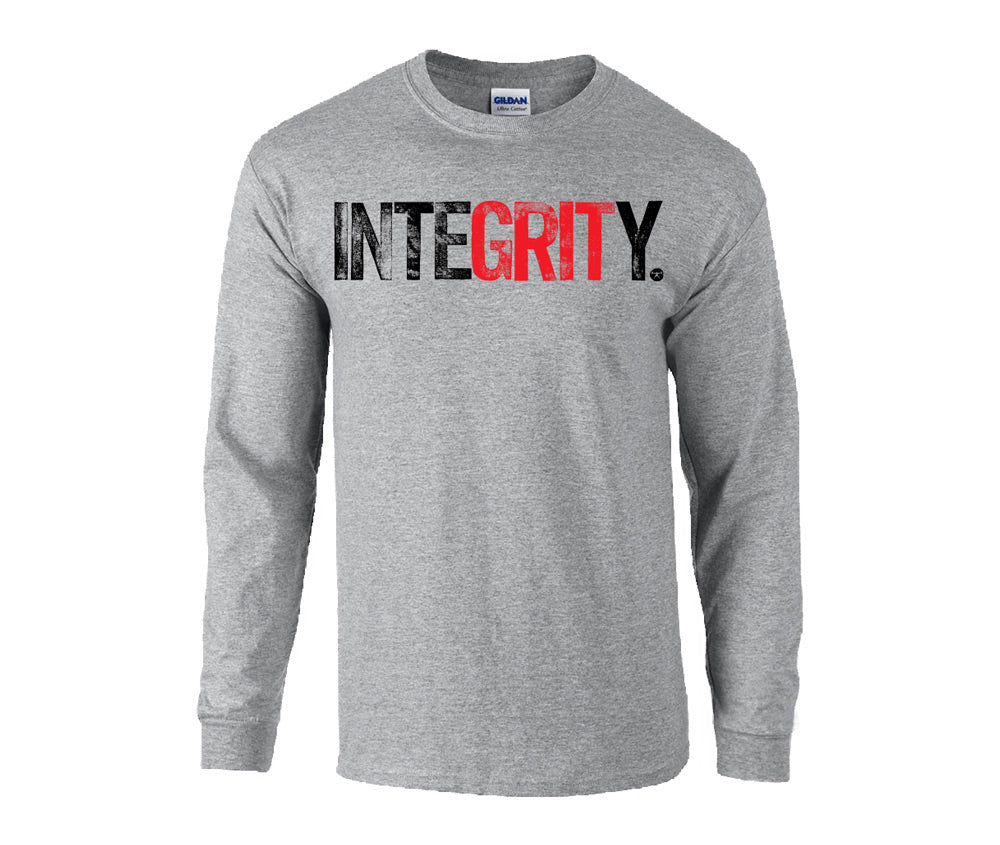 elitefts integrity long sleeve t-shirt grey