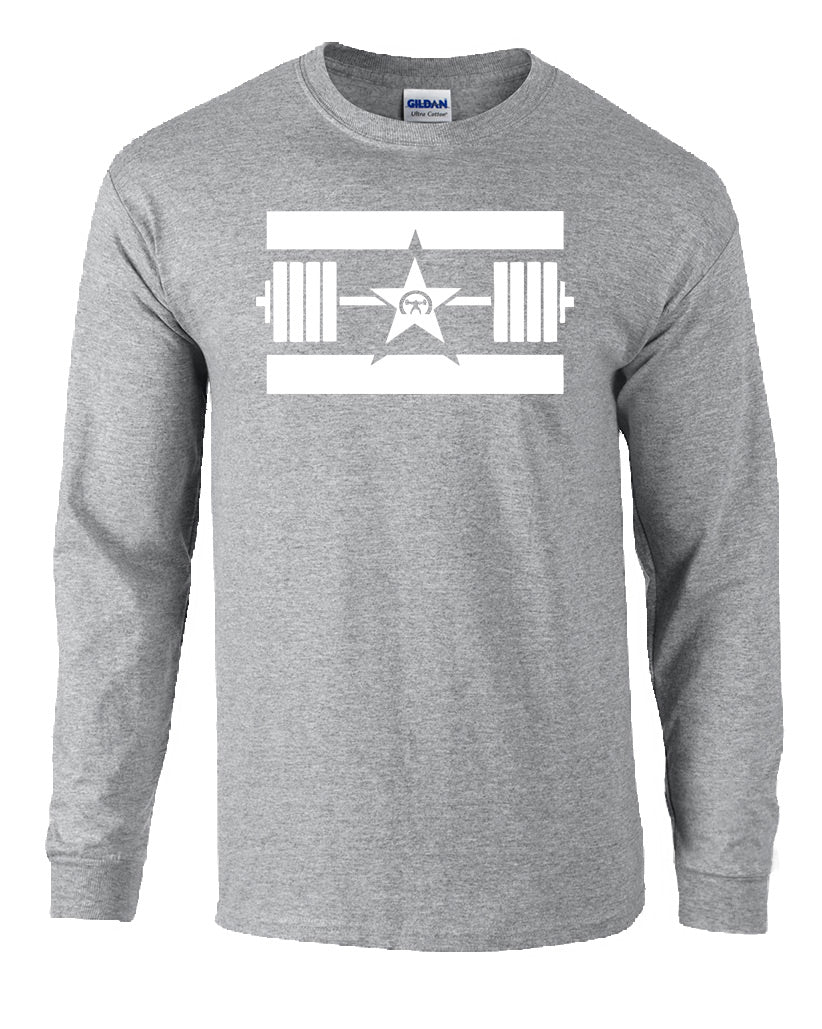 elitefts Iron Star Long Sleeve T-Shirt grey