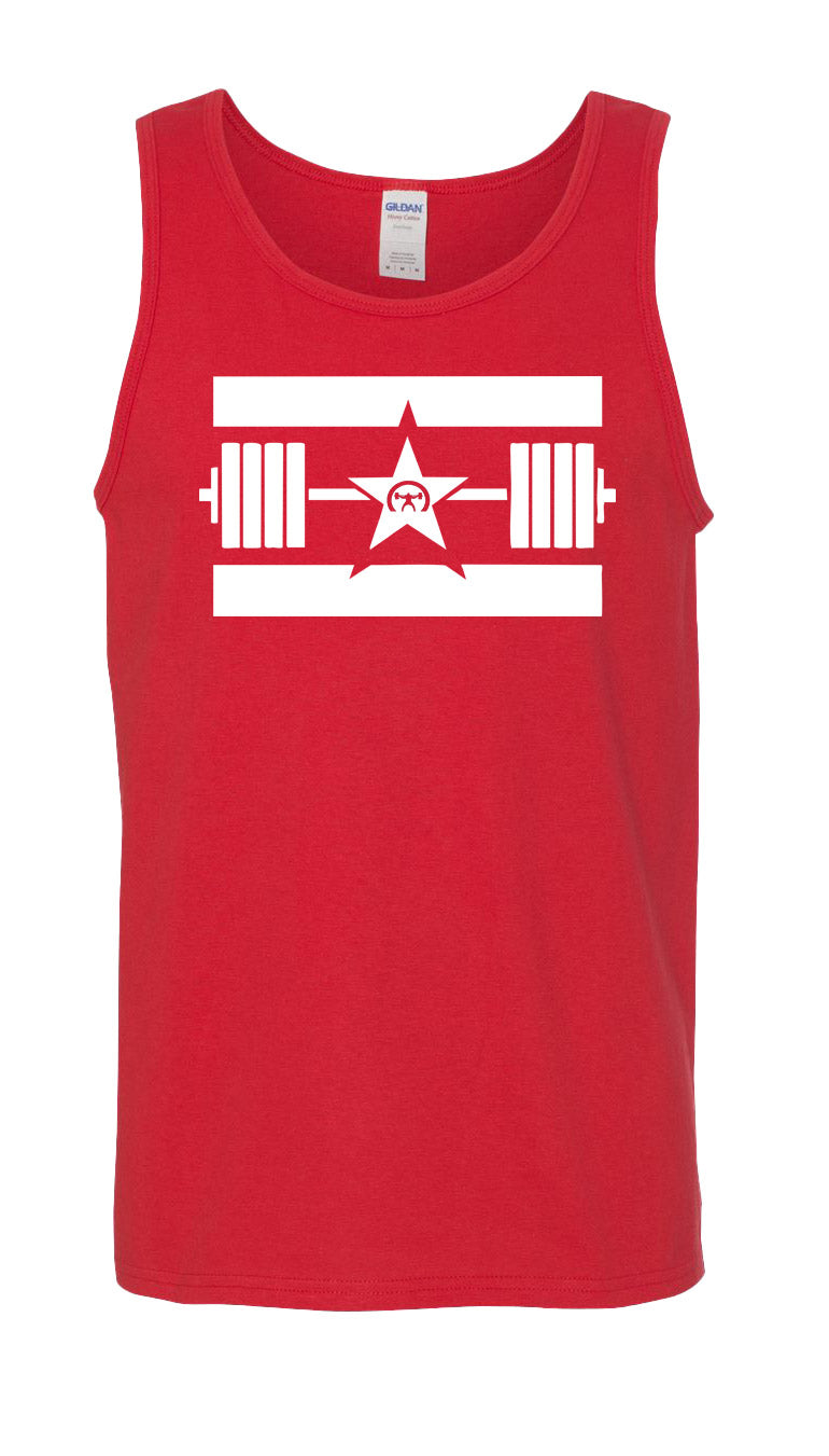 elitefts Iron Star Tank Top red