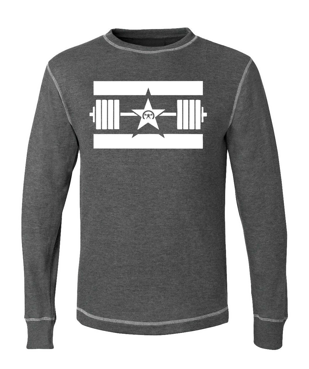 elitefts Iron Star Thermal Long Sleeve Shirt grey