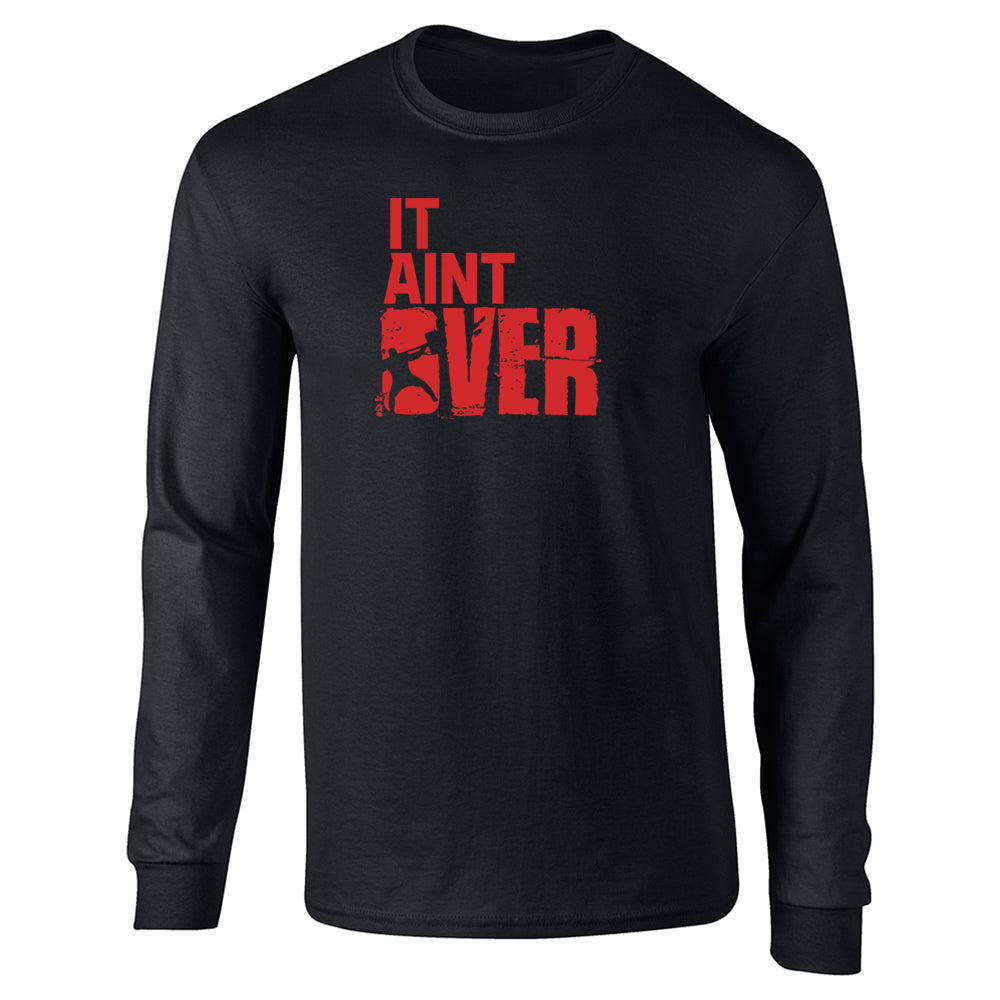 picture of elitefts It Aint Over Long Sleeve T-Shirt black