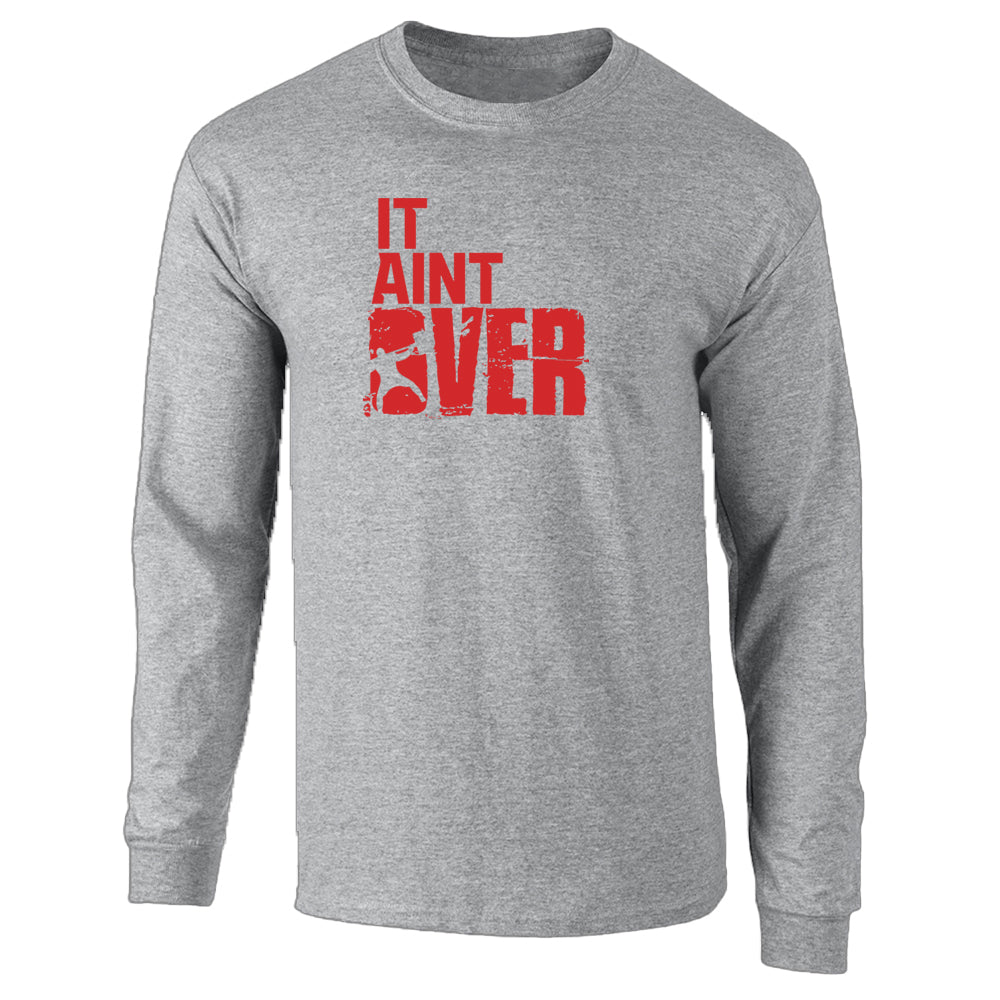 picture of elitefts It Aint Over Long Sleeve T-Shirt grey