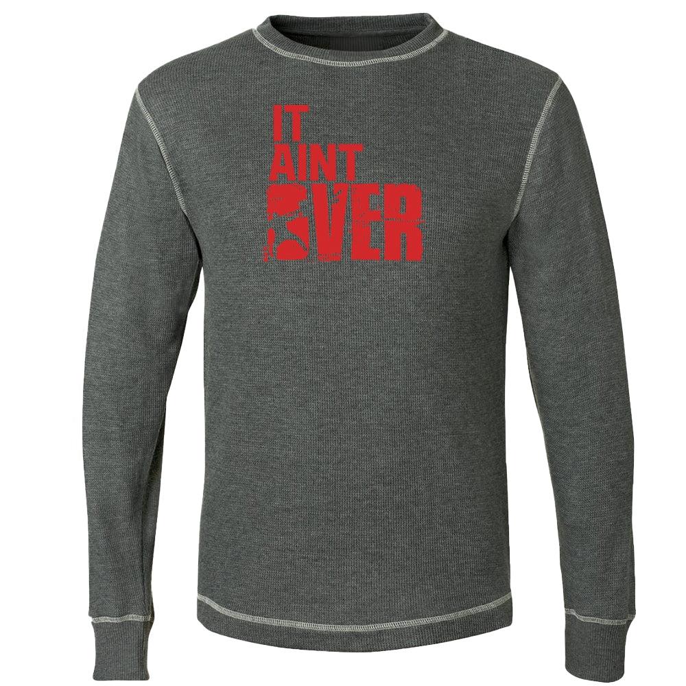 picture of elitefts It Aint Over Thermal Long Sleeve Shirt grey