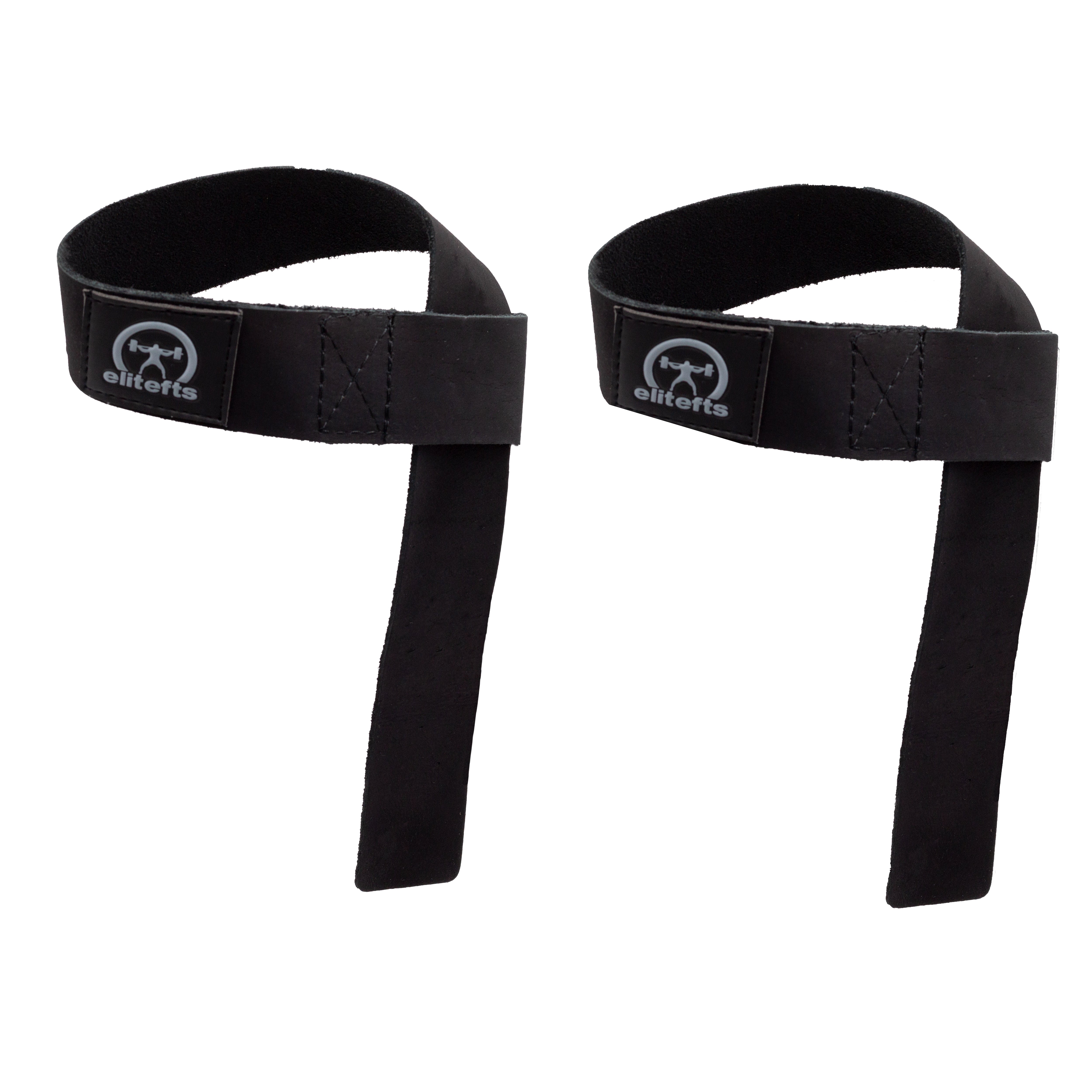 ELITEFTS LEATHER WRIST STRAPS in black