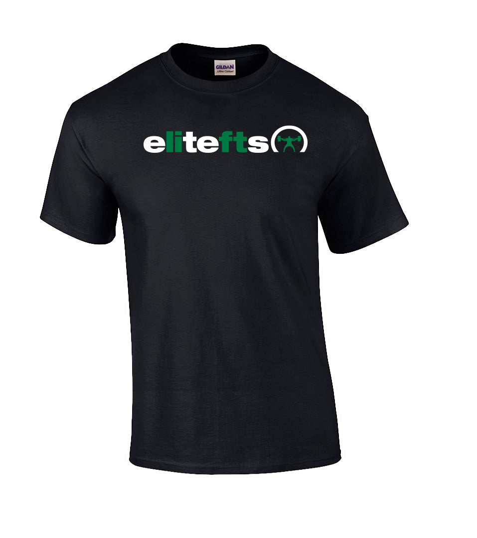 picture of elitefts Lift Green T-Shirt black