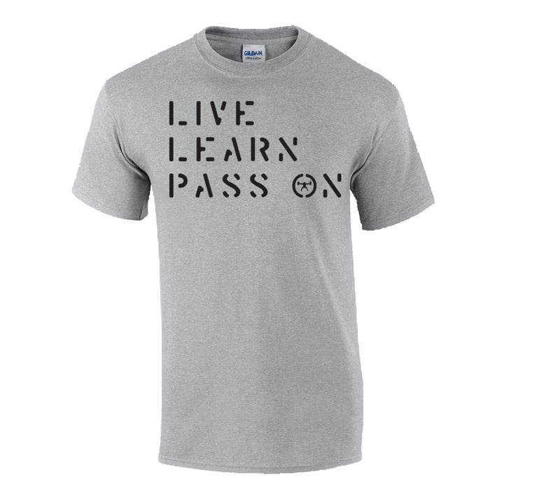 elitefts Live Learn Pass On T-Shirt Grey