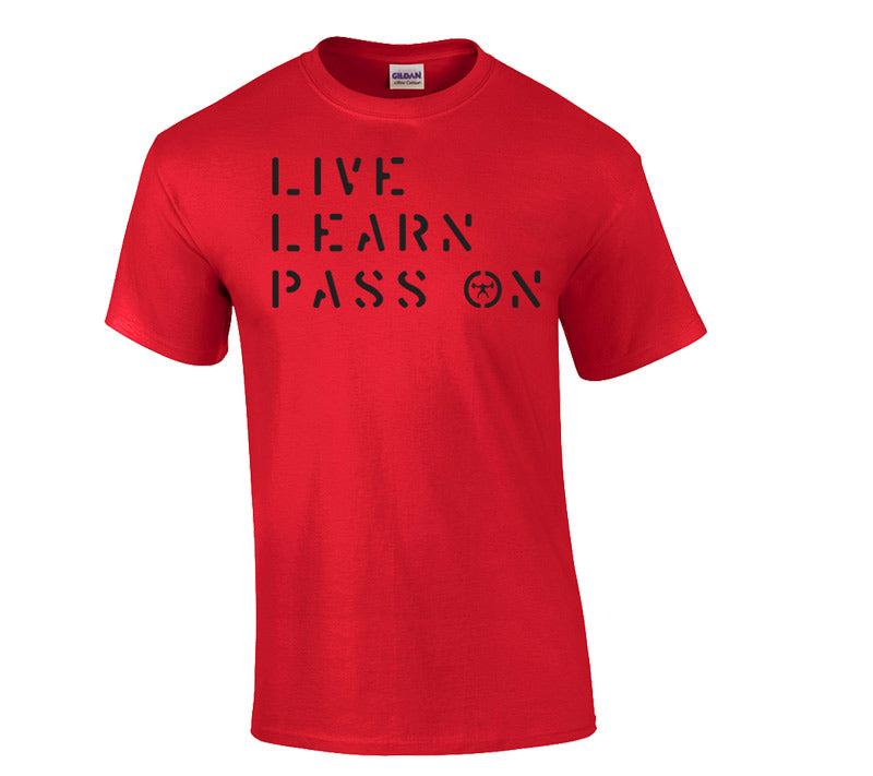elitefts Live Learn Pass On T-Shirt Red