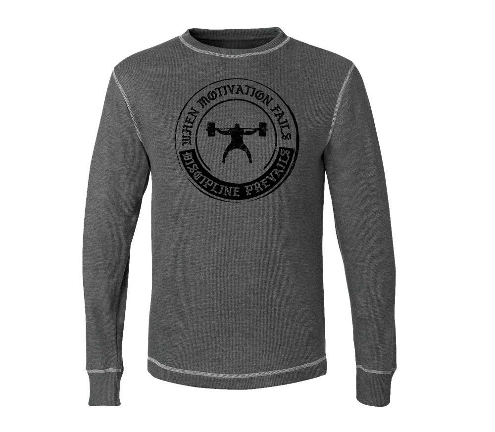 elitefts Motivation Thermal Long Sleeve Shirt grey
