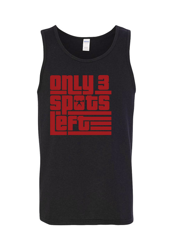 elitefts Only 3 Spots Left Tank Top black