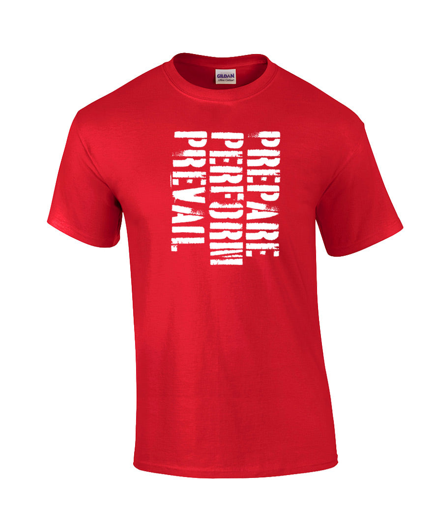 elitefts P3 White T-Shirt red