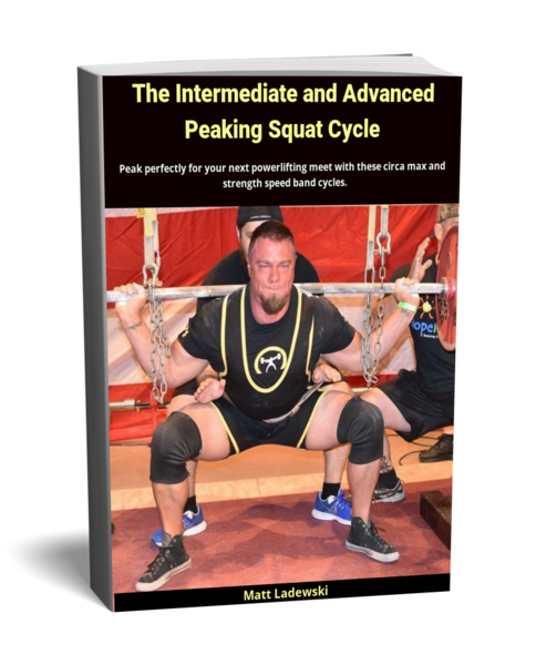 picture of The Intermediate and Advanced Peaking Squat Cycle Book cover