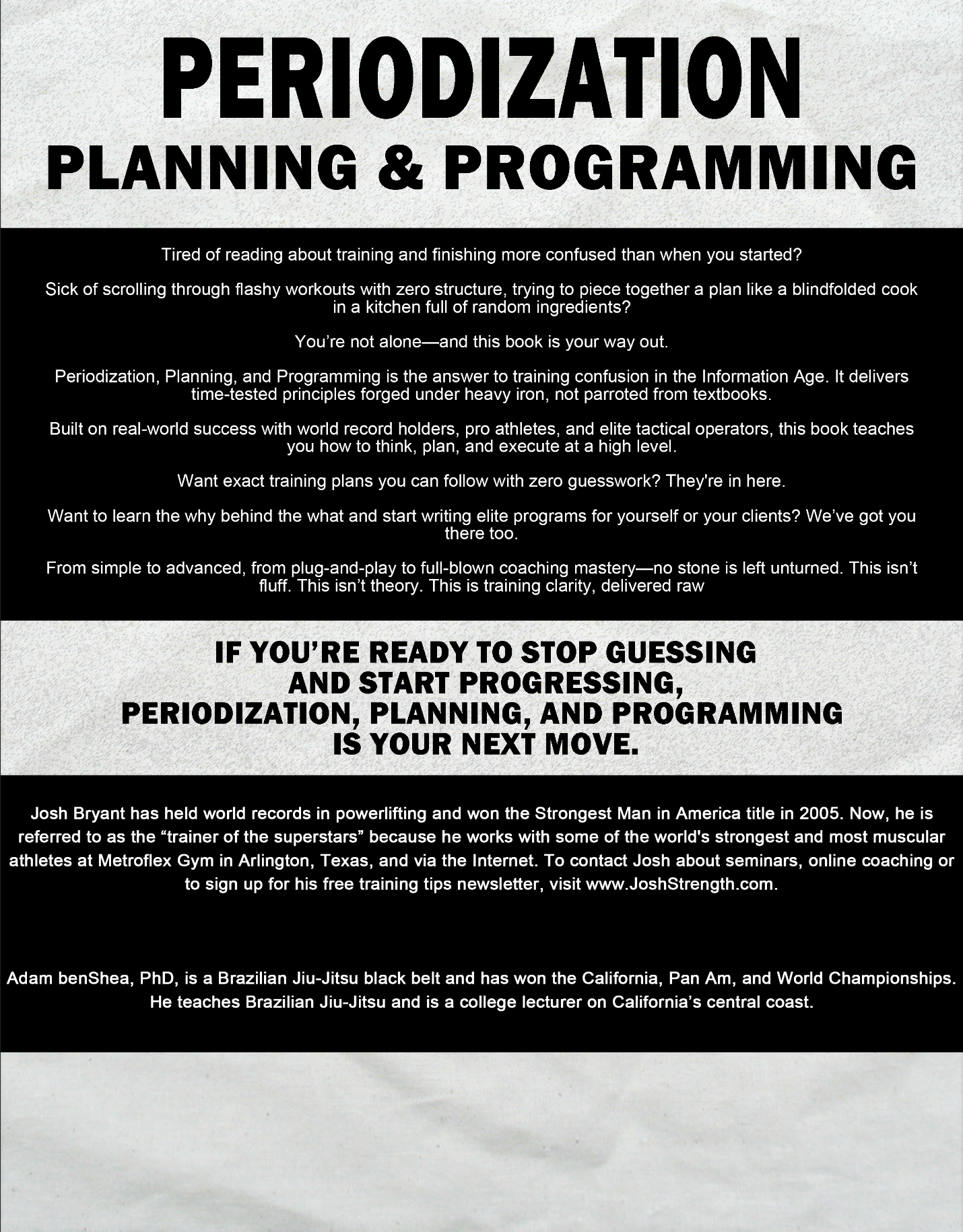 PERIODIZATION PLANNING AND PROGRAMMING