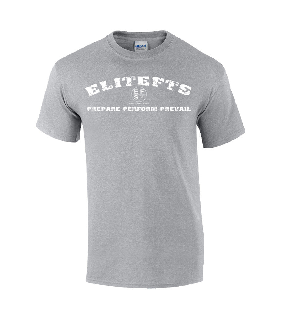 elitefts Prepare Perform Prevail T-Shirt grey