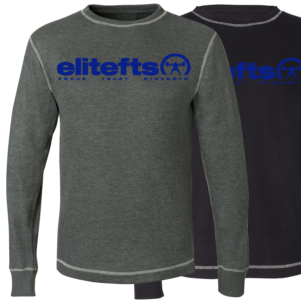 picture of Royal Blue Tagline thermal T-shirt