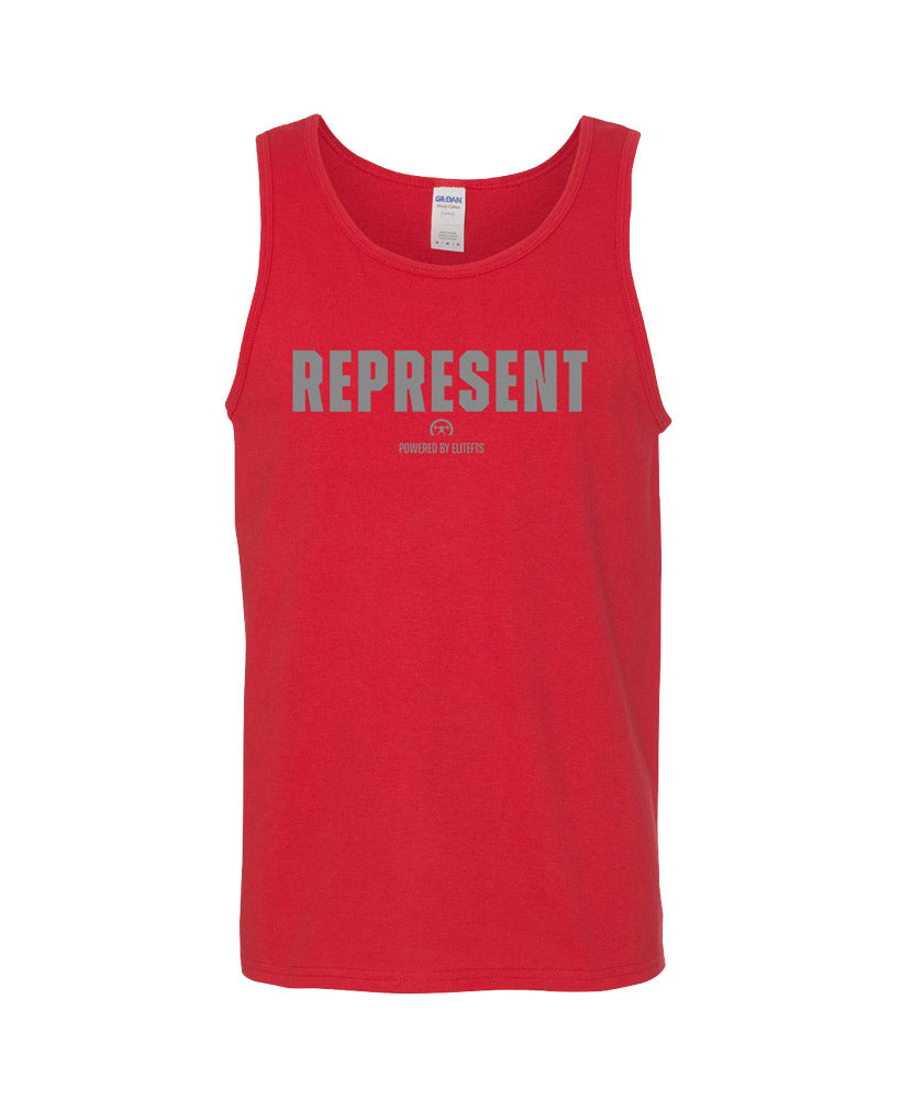 elitefts represent tank top red