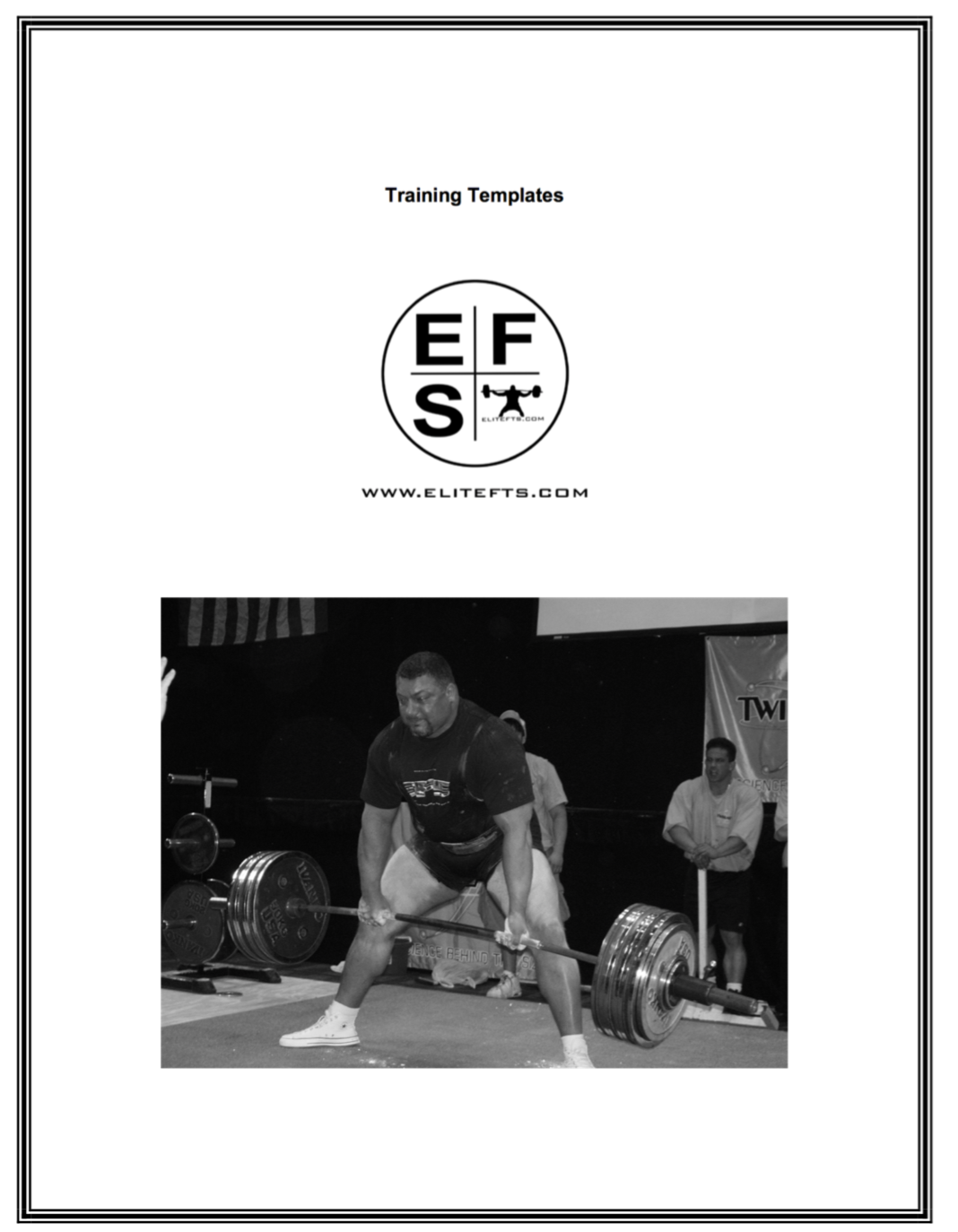 picture of Training Templates by Jim Wendler (eBook)