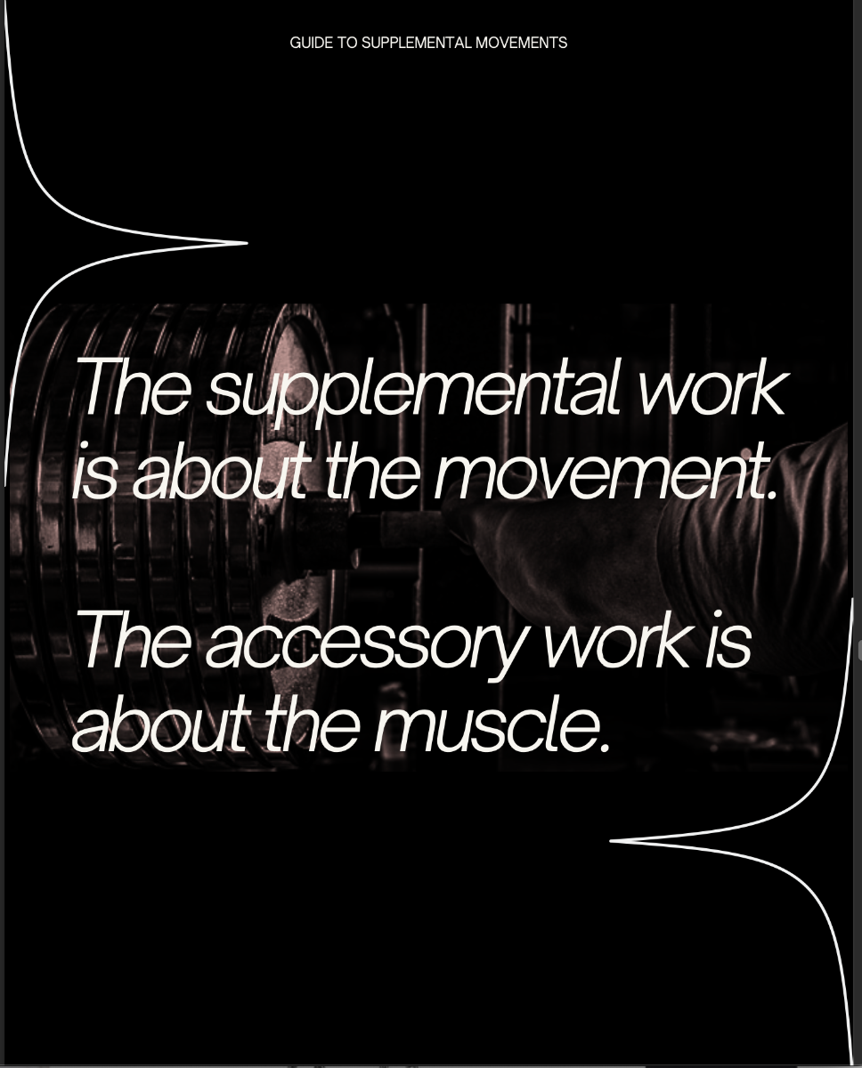 Dave Tate Guide To Supplemental Movements