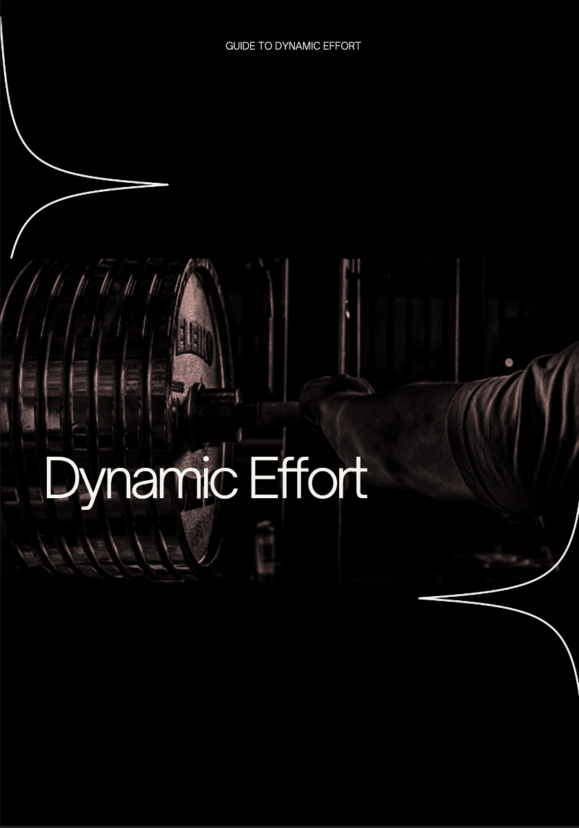 DYNAMIC EFFORT MANUAL
