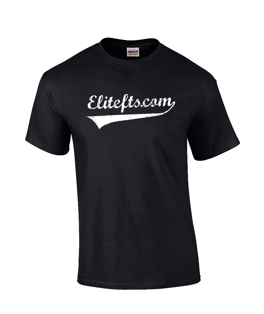 elitefts Script T-Shirt black