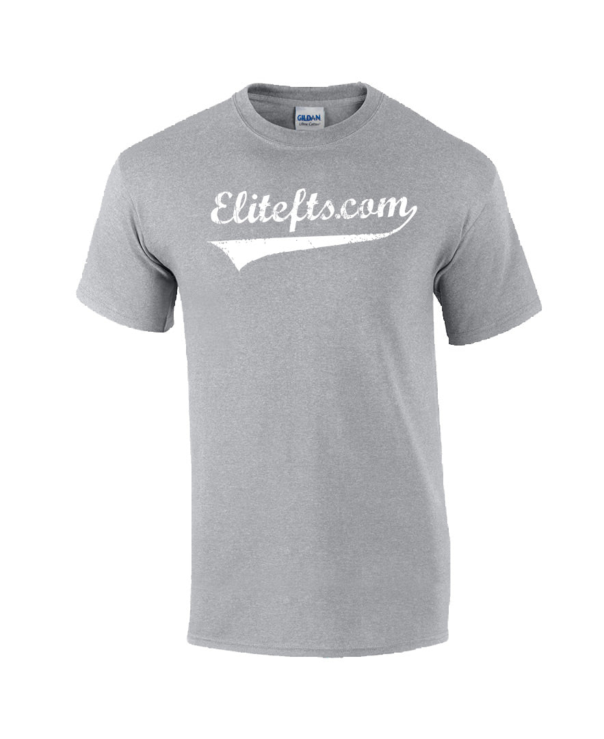 elitefts Script T-Shirt grey