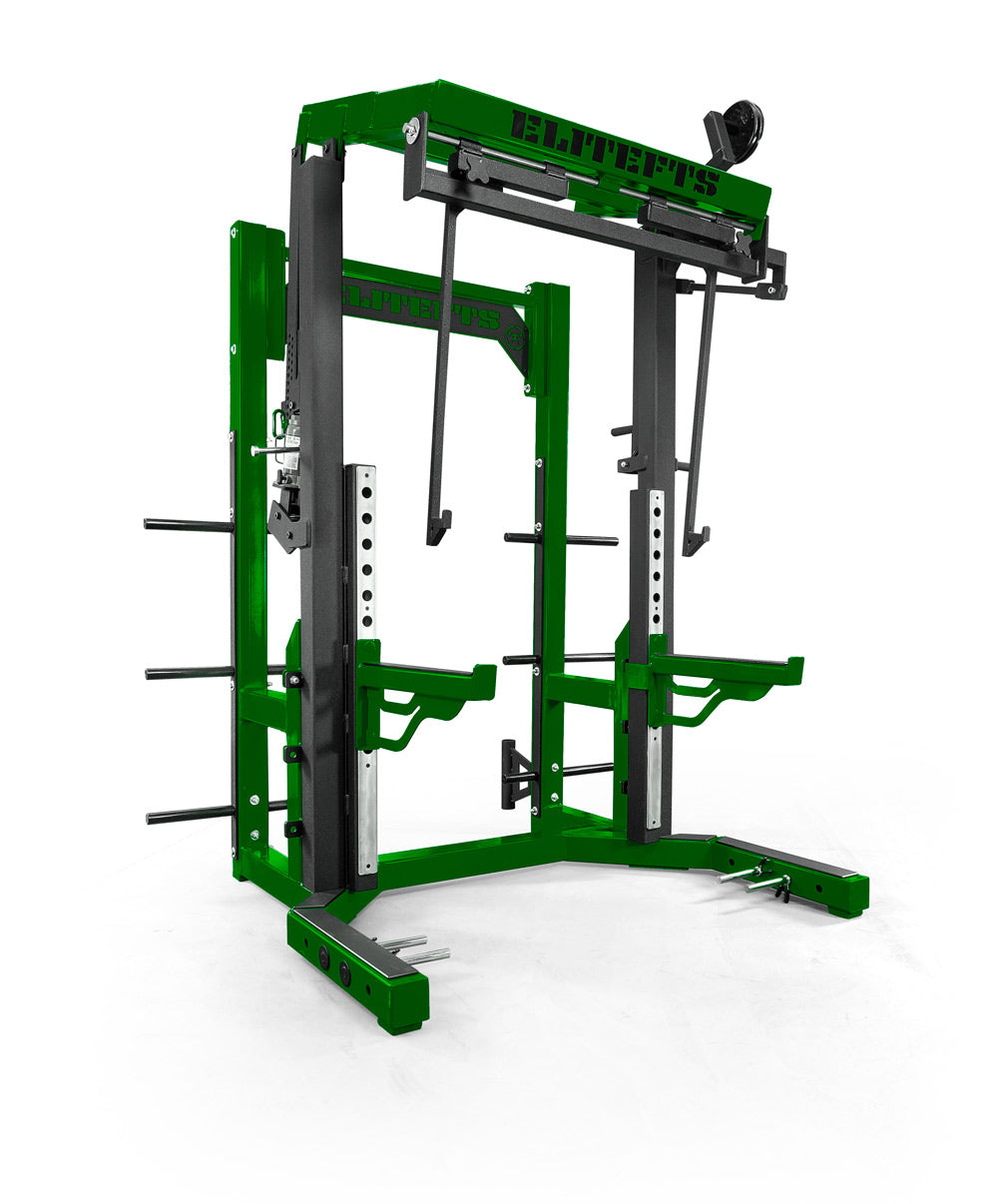 Green mono-lift with black attachments