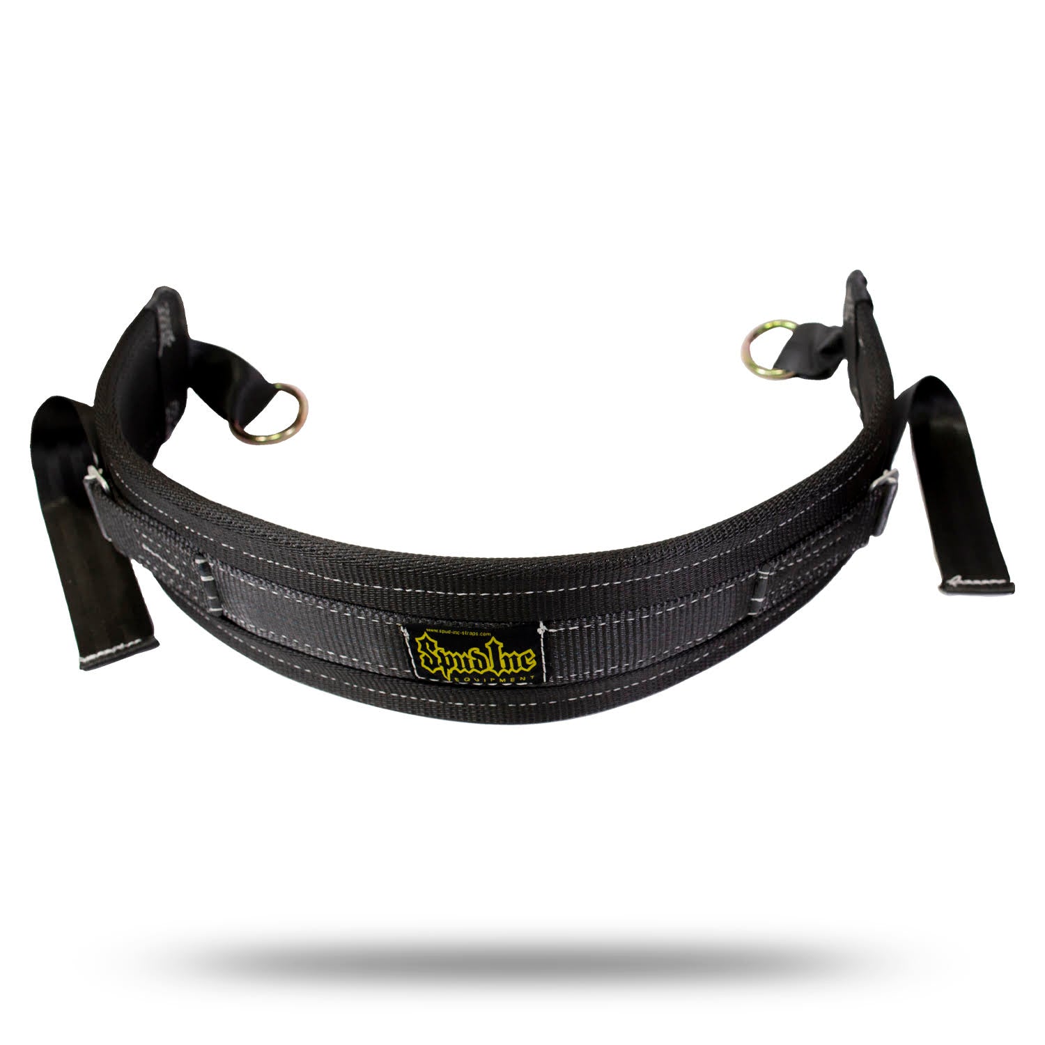 SPUD ADJUSTABLE BELT SQUAT BELT BLACK