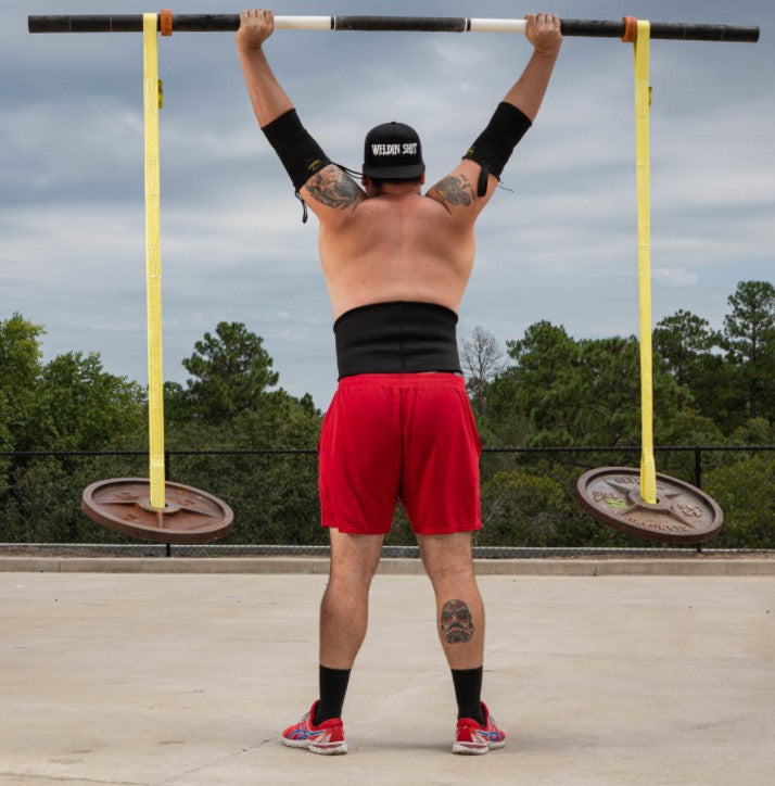 picture of Spud Swing Set Straps Black Pair Usage Demonstration