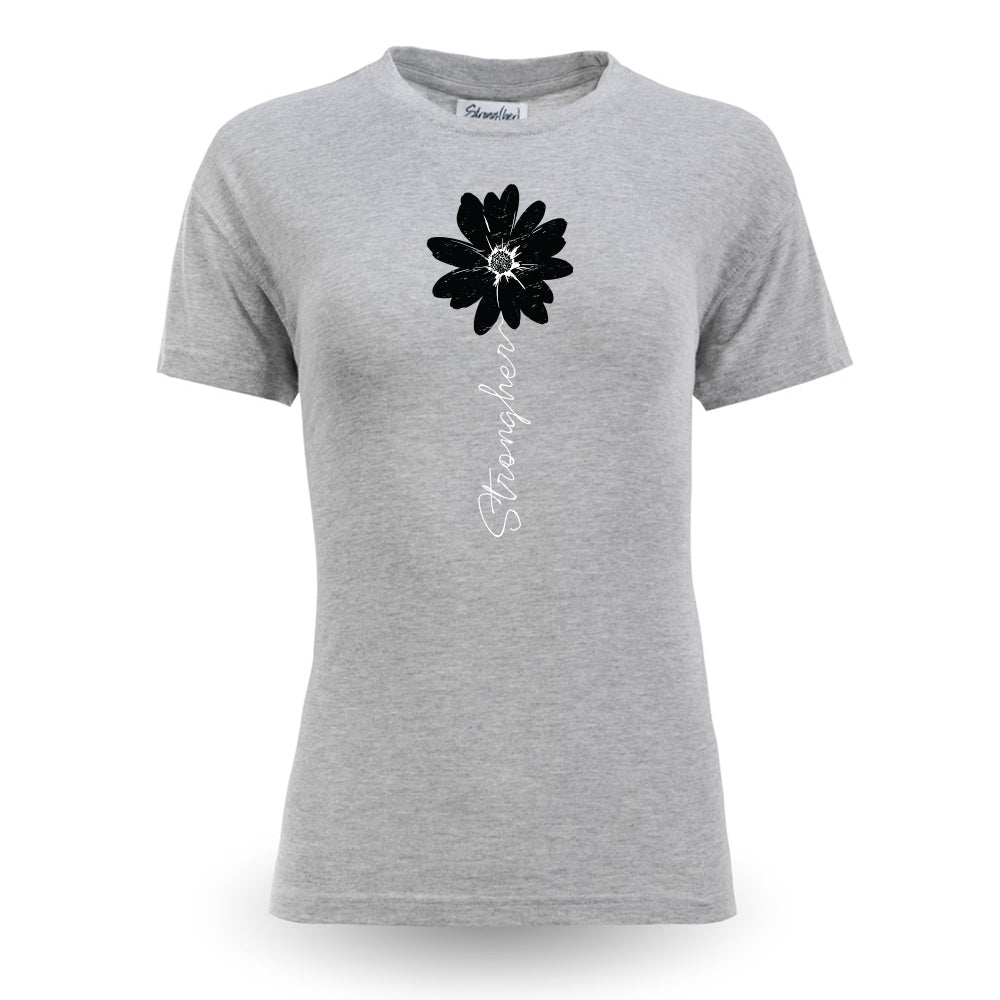 (HER) Midnight Flower Tee grey