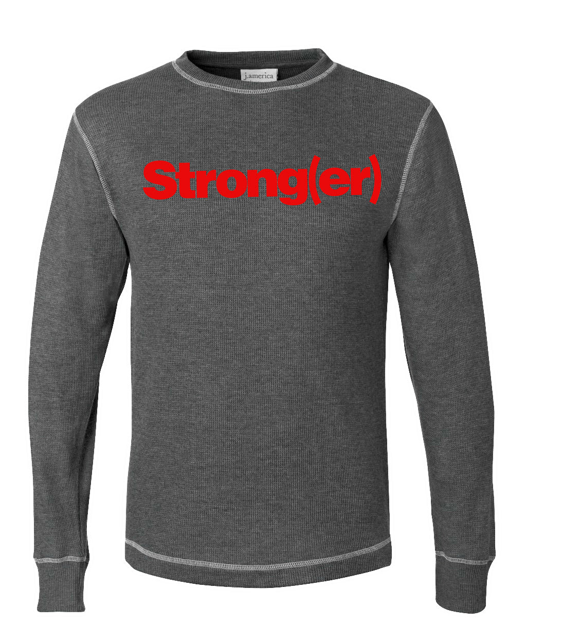 picture of Red Stronger thermal T-shirt grey