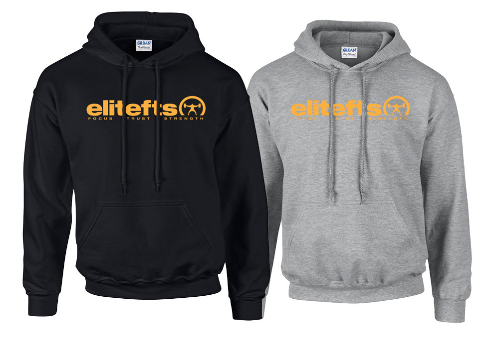 elitefts Tagline Gold Hoodie