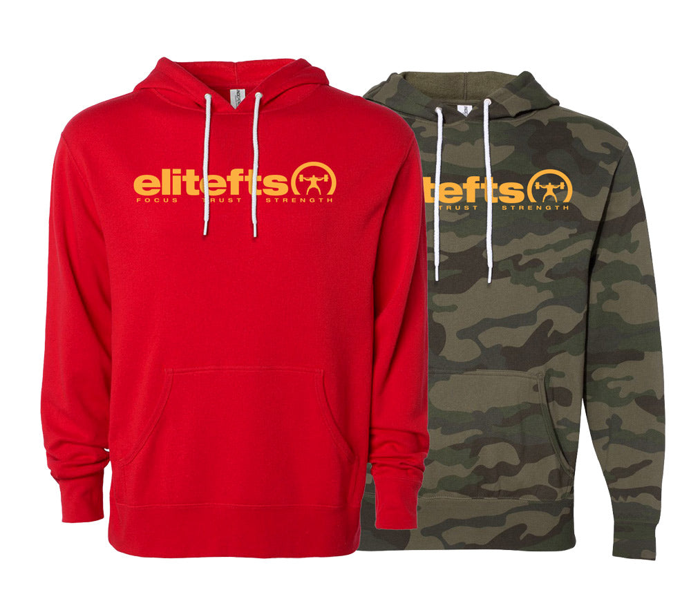 elitefts Tagline Gold Lightweight Hoodie