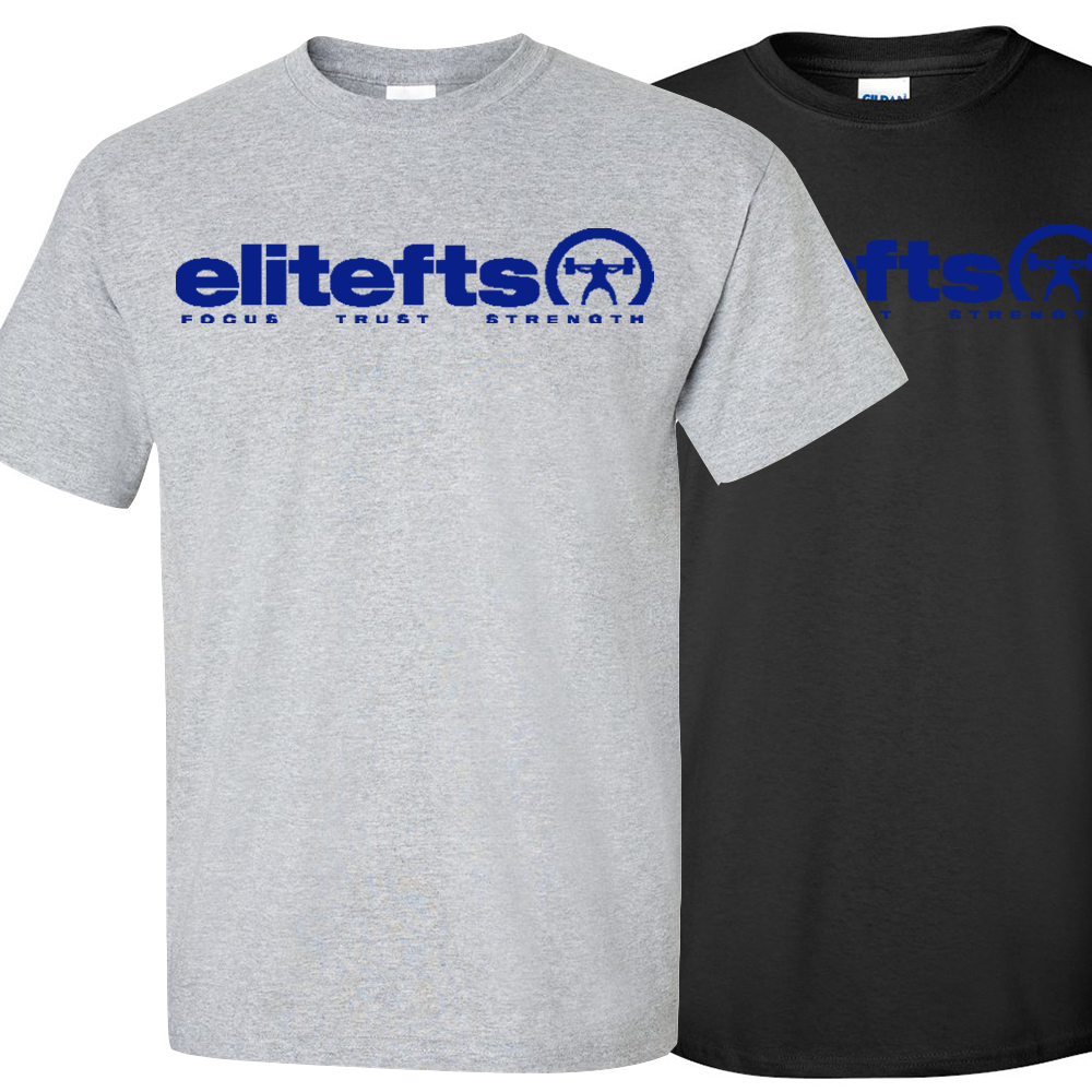 elitefts Tagline Royal Blue T-Shirt