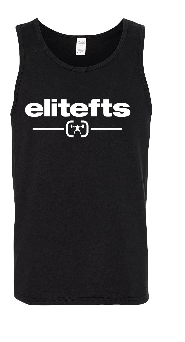 picture of elitefts Tagline Locked Tank Top black
