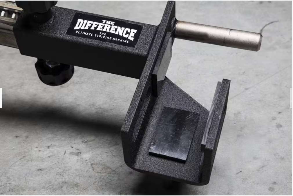 The Difference Striking Pad's rack attachment