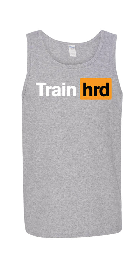 elitefts Train Hard Tank Top gray