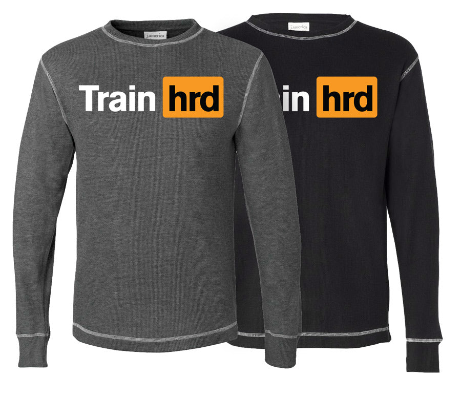picture of Train Hard thermal T-shirts