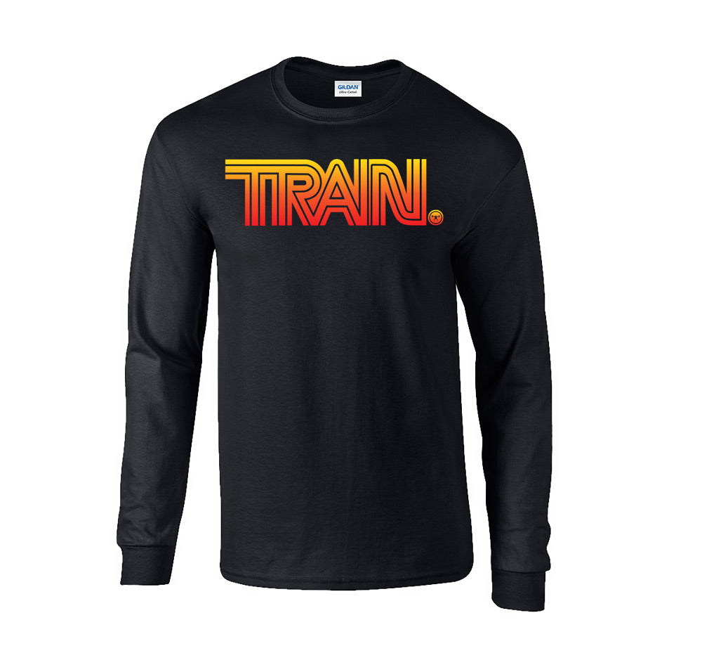 elitefts Train Lines Long Sleeve T-Shirt black